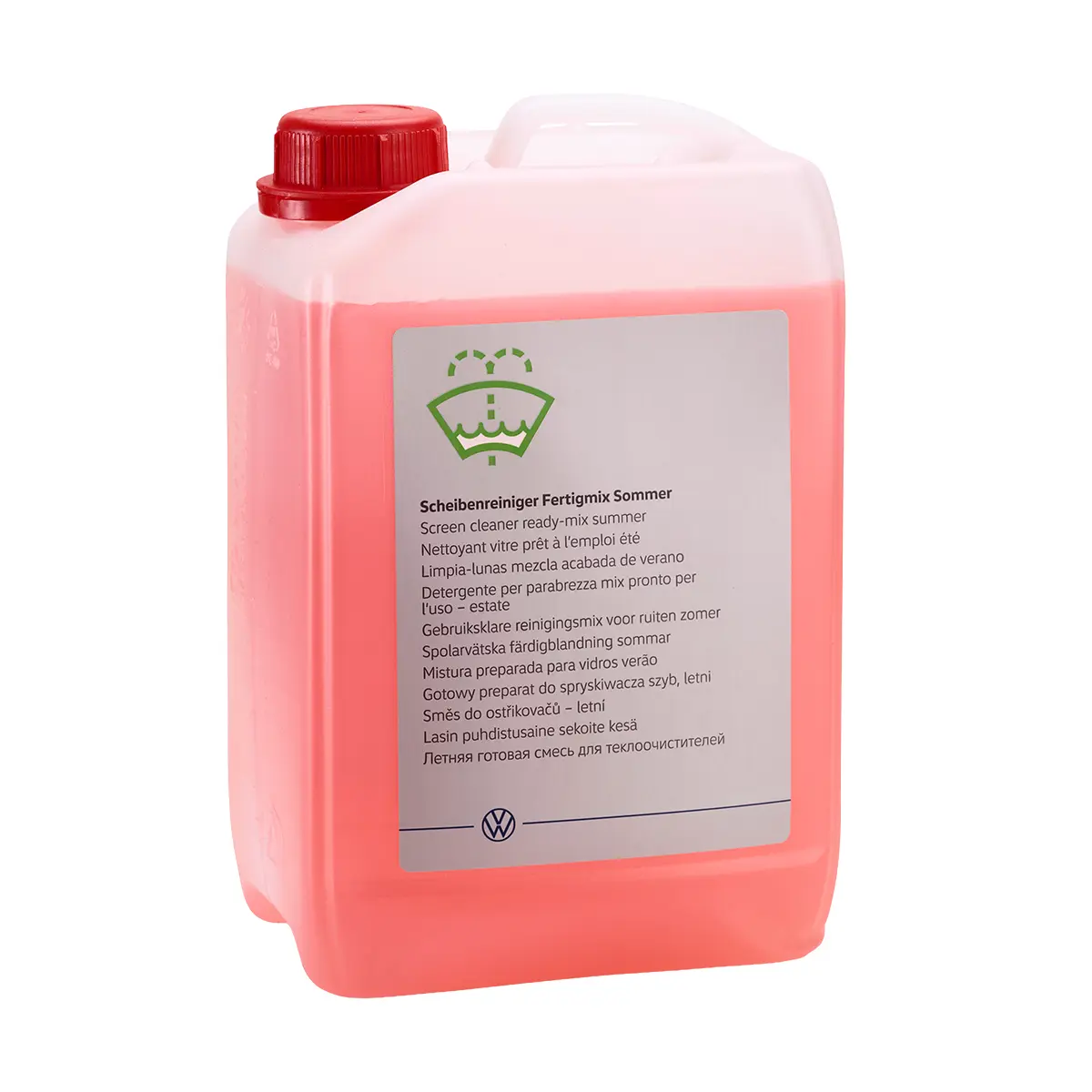 Volkswagen 3 Liter Kanister mit Scheibenreiniger Fertigmix Simmer "Red Pinapple"