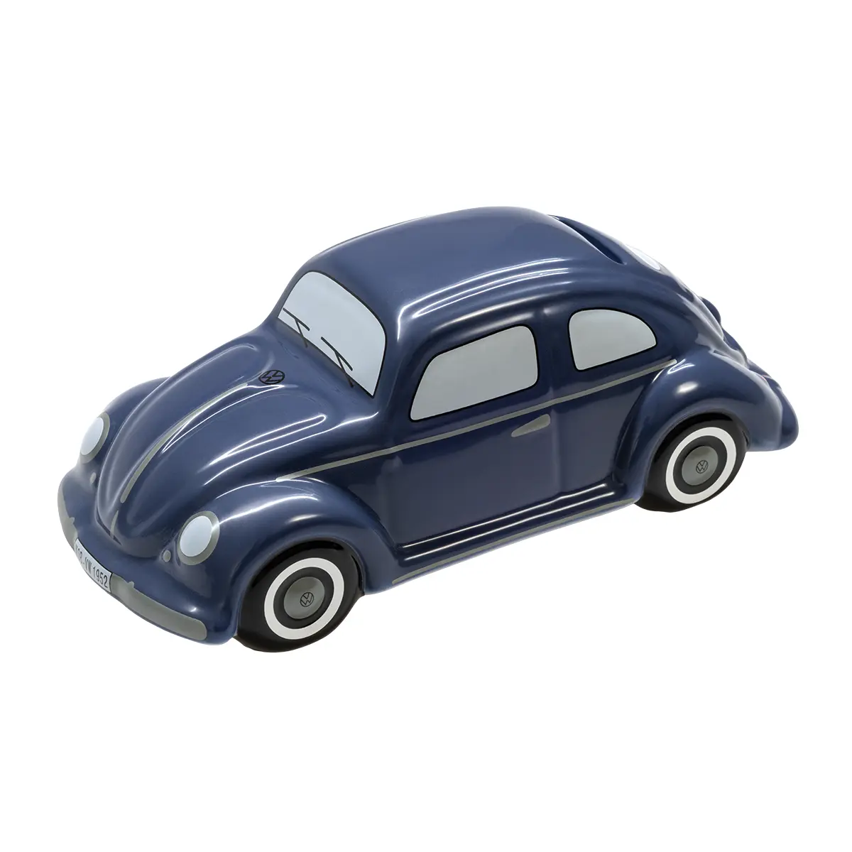 VW Spardose Käfer Heritage Kollektion dunkelblau aus Keramik, 7T1087709B