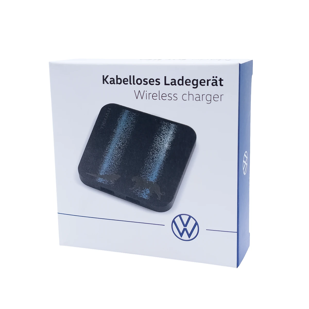 VW Wireless Charger Tiguan Kollektion 571087625 in der Verpackung