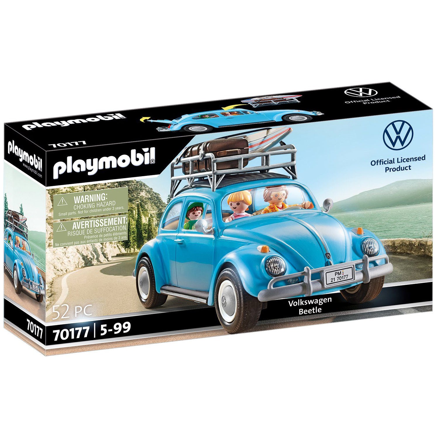 PLAYMOBIL® Volkswagen Maggiolino (70177) - Maggiolino con portapacchi - 7E9087511B