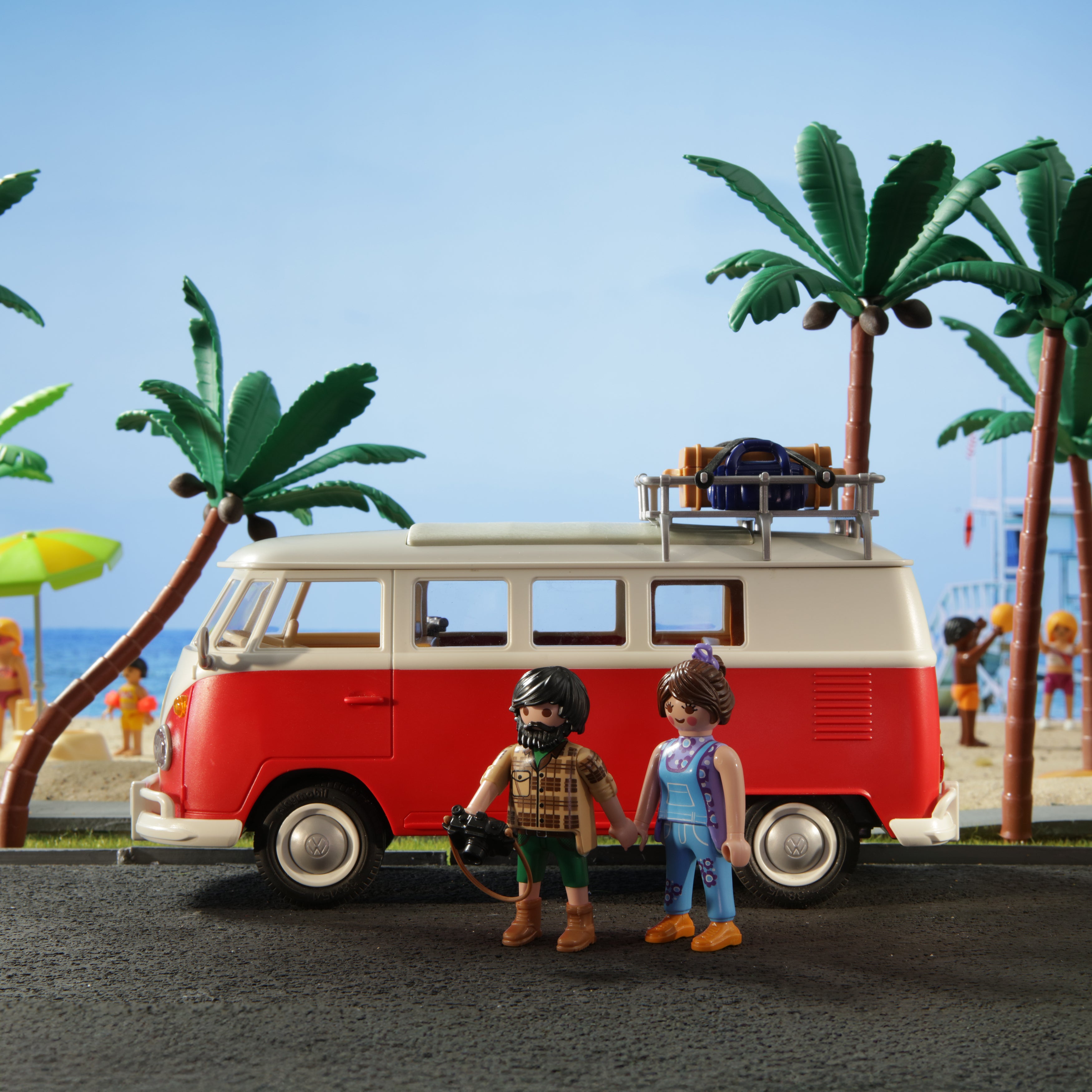 PLAYMOBIL® Volkswagen T1 Camping Bus (70176) – Kult-Bulli als detailgetreues Spielset - 7E9087511A