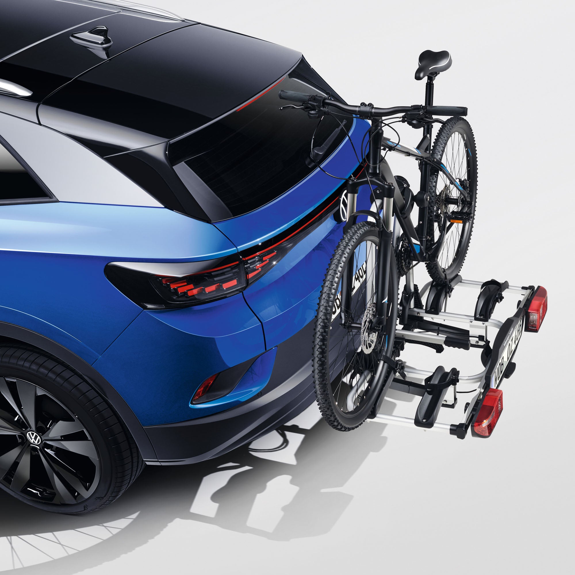 Volkswagen Fahrradträger Basic Flex, für AHK, max. 2 Räder, großer Abklappwinkel, 000071105G