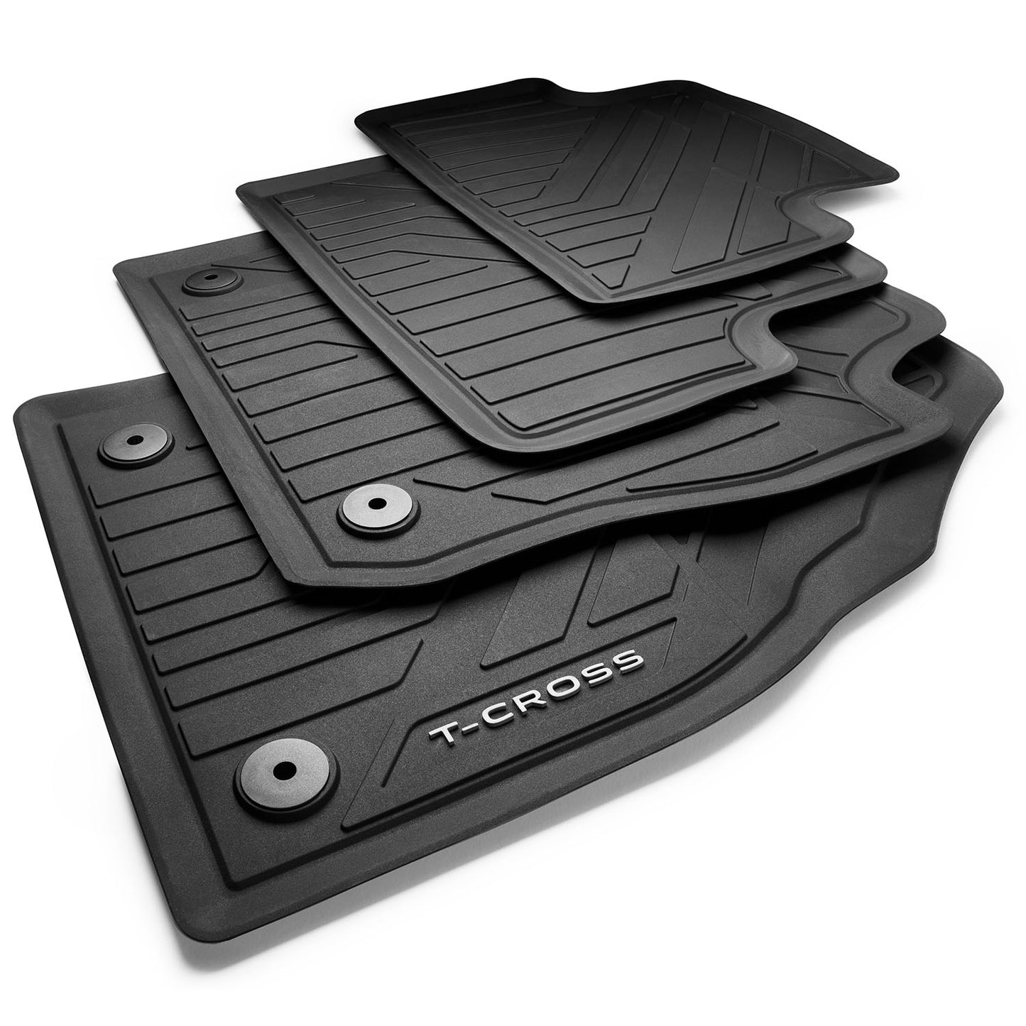 VW T-Cross rubber mats, 4 pieces, front and rear, 2GM06150082V