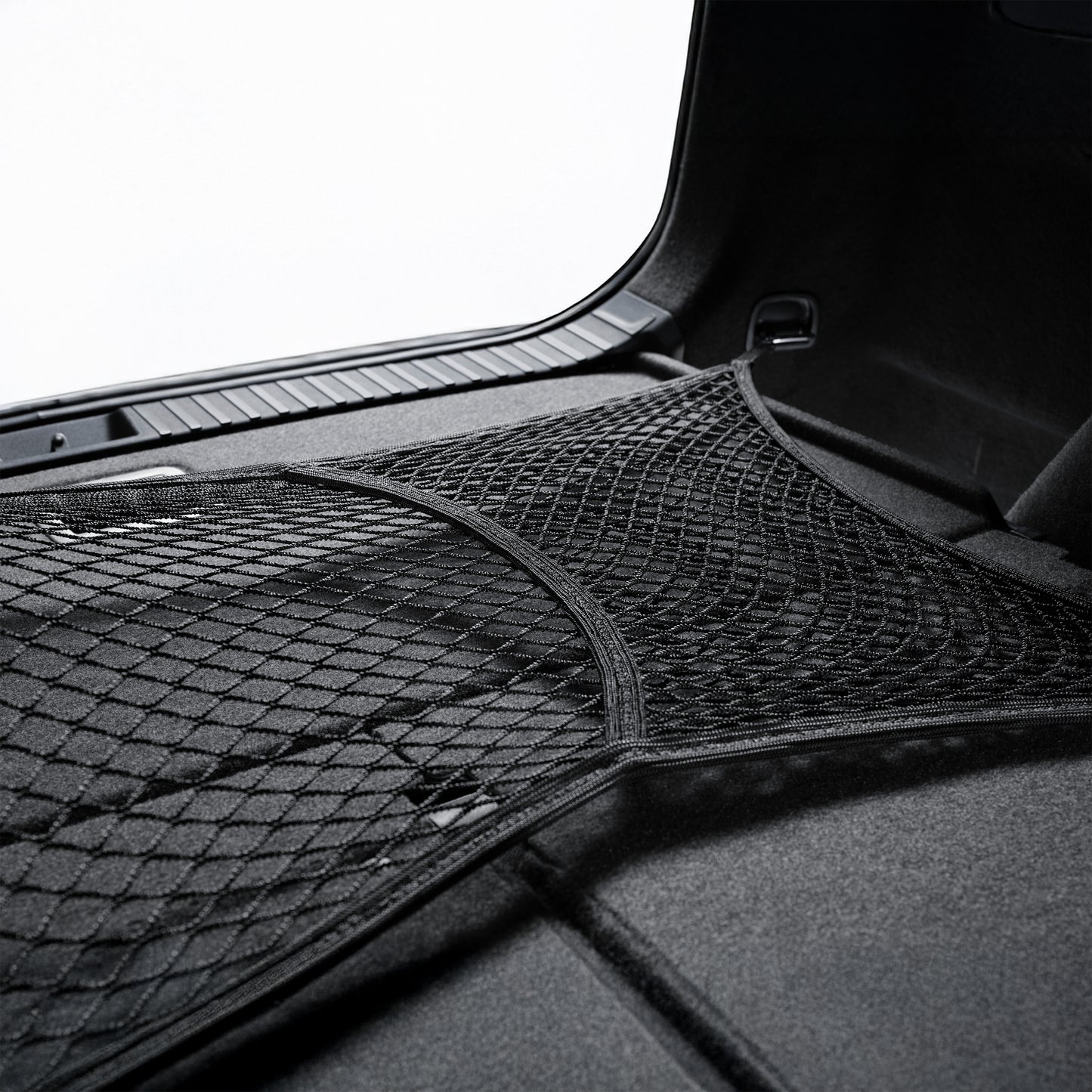 VW Gepäcknetz Kofferraumnetz schwarz, Original Zubehör 5N0065111