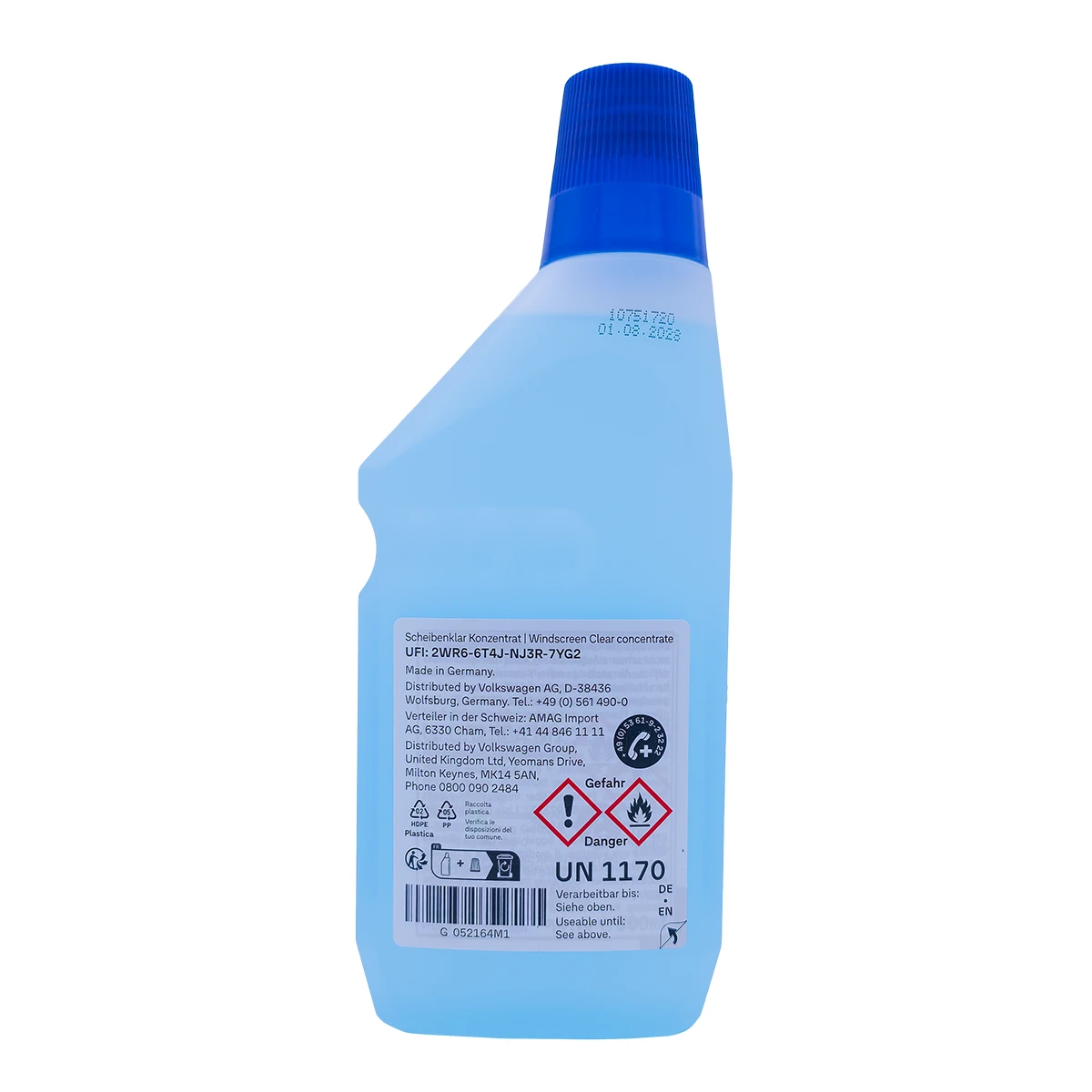 VW Scheibenklar Konzentrat G052164M1, Frostschutz bis -70 °C, 500ml