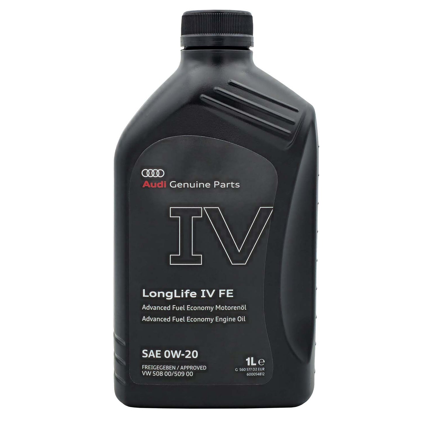 Huile moteur Audi LongLife IV FE SAE 0W20 - 1 litre - Huile VW 508.00/509.00