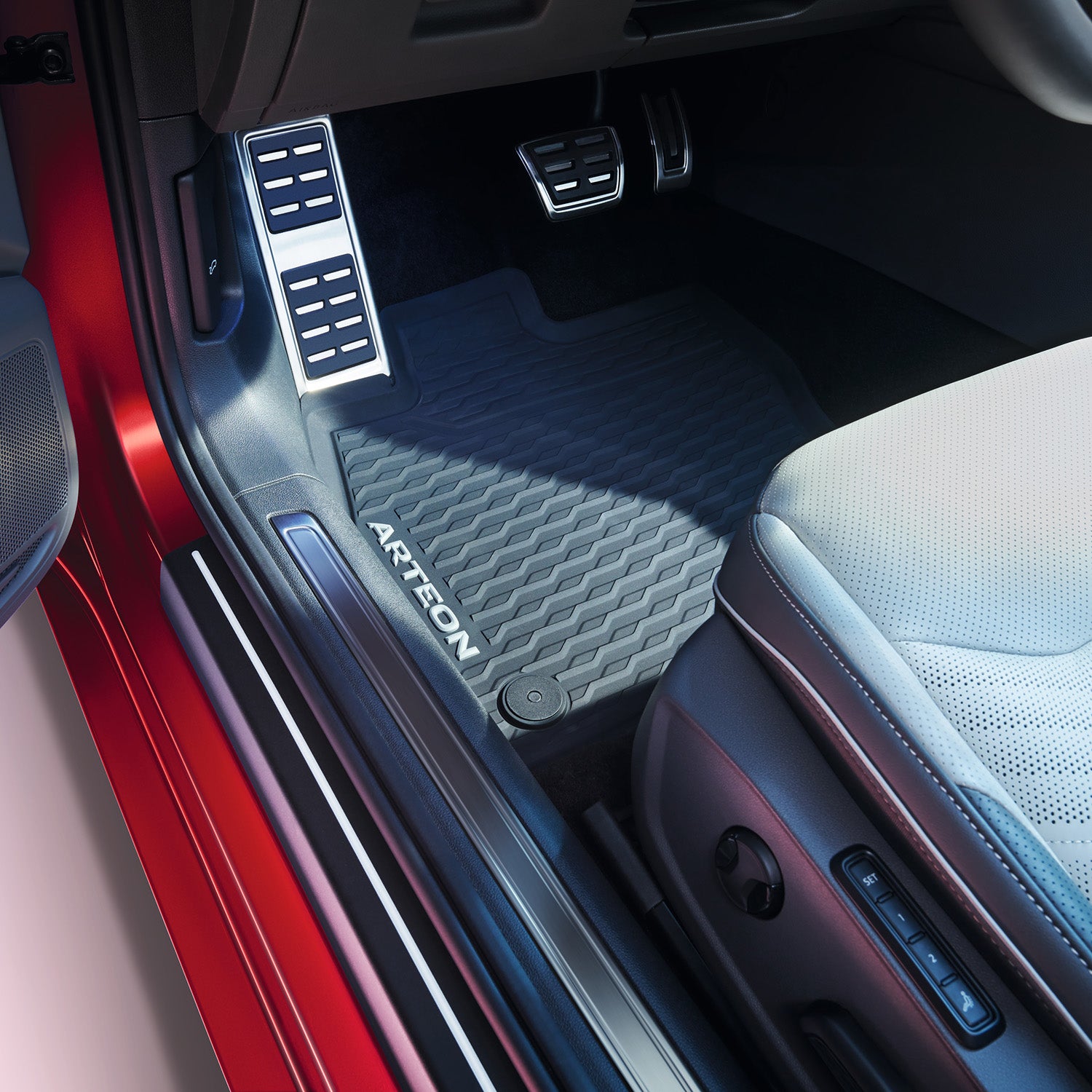 VW Arteon Gummimatten, 4 Stück, vorne und hinten, 3G8061500 82V