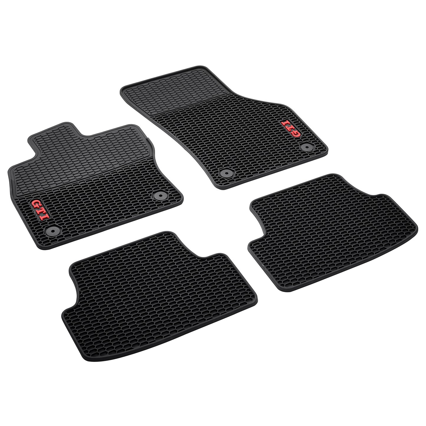 VW Golf VII 7, Golf VIII 8 GTI -gummimåtter, 4 stykker, for- og bageste, 5GV061550041