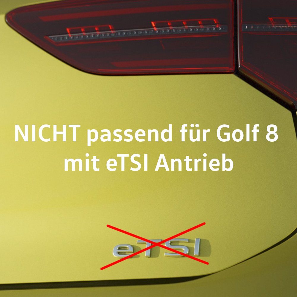 VW Golf 8 VIII Limousine Gummimatten, 4 Stück, vorne & hinten, 5H106150082V