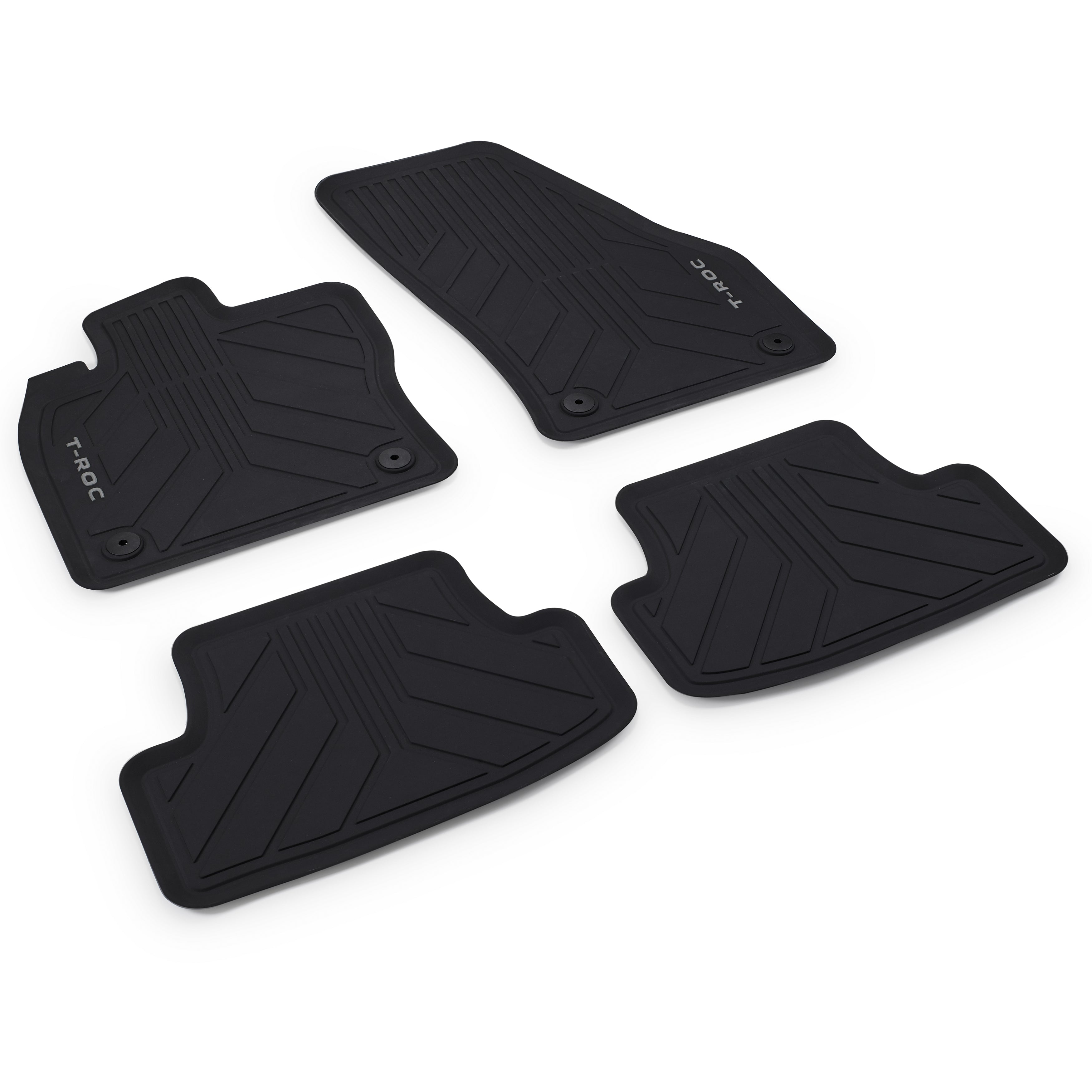 VW T-Roc Gummimatten, 4 Stück, vorne und hinten, 2GA06150082V