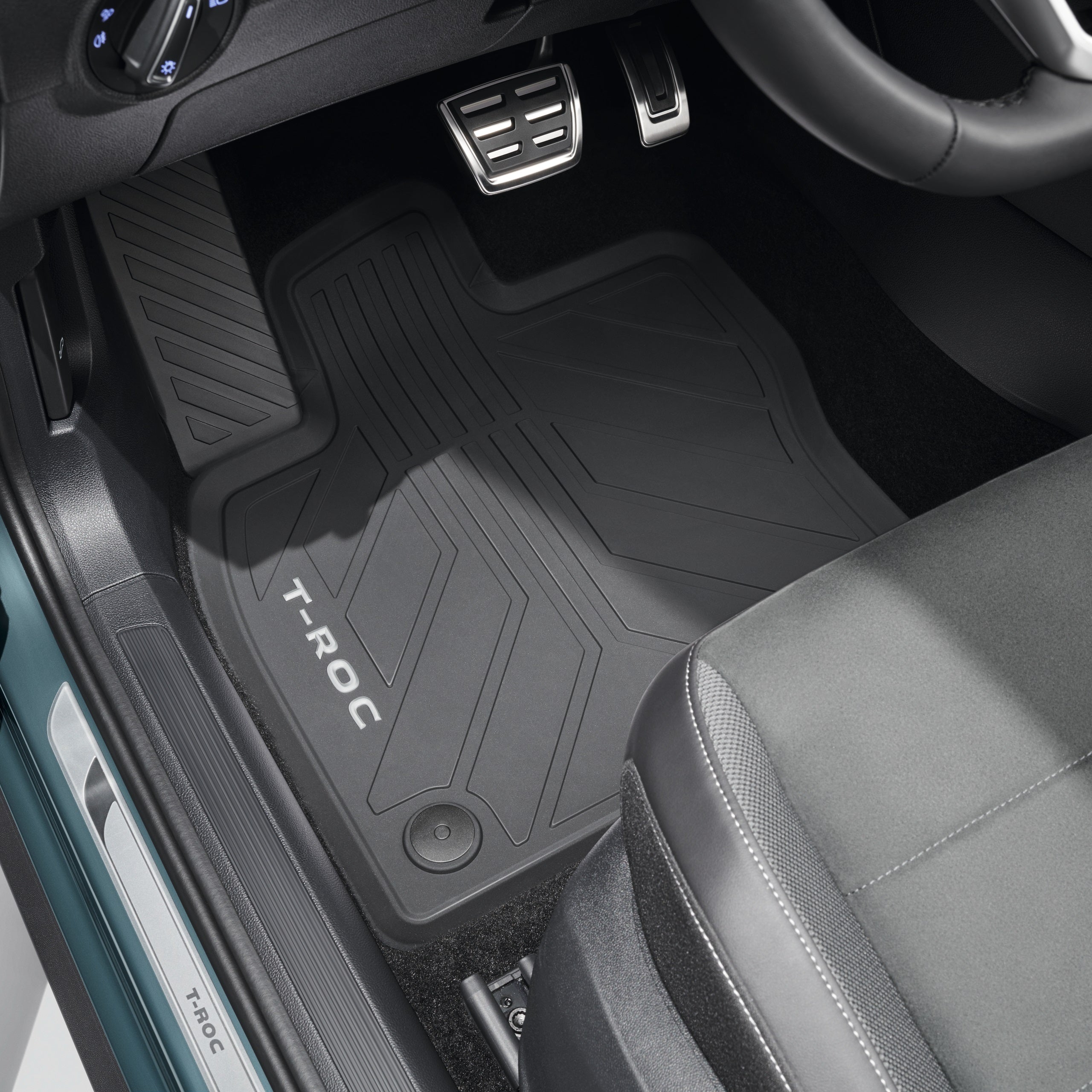 VW T-Roc Gummimatten, 4 Stück, vorne und hinten, 2GA06150082V