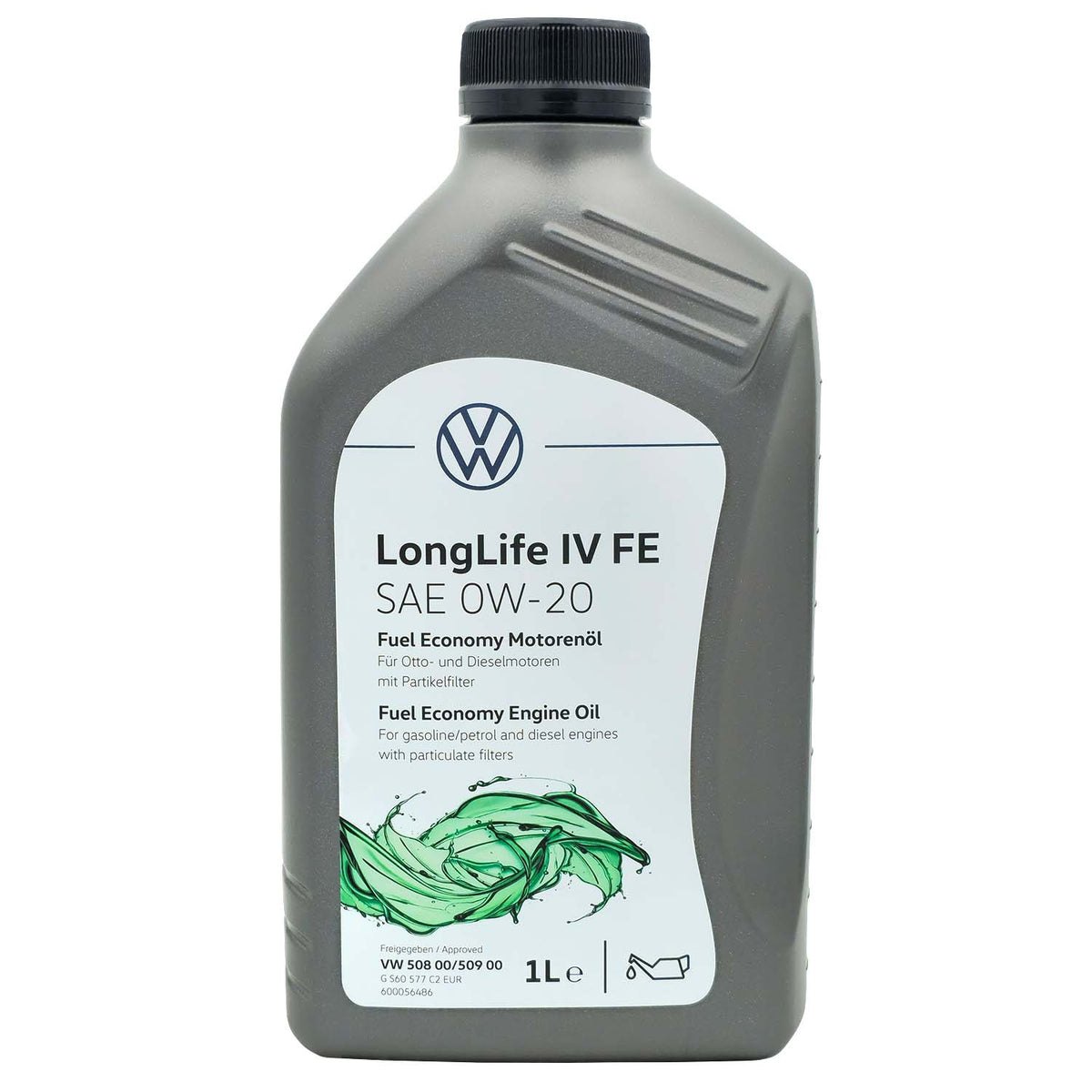 Volkswagen LongLife IV FE engine oil SAE 0W20 VW 508.00/509.00