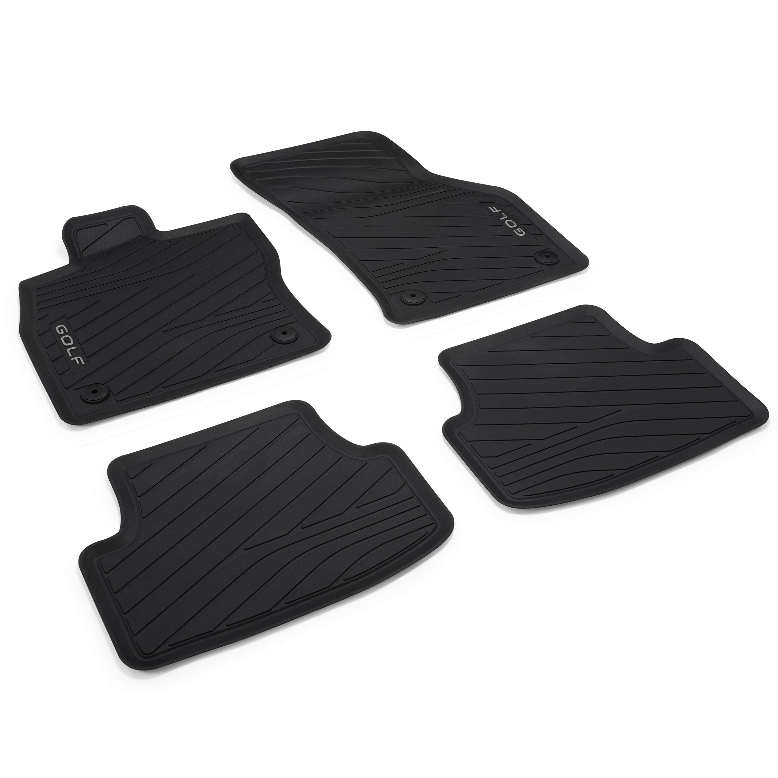 VW Golf 8 VIII Limousine eTSI Gummimatten, 4 Stück, vorne und hinten, 5H1061500A82V