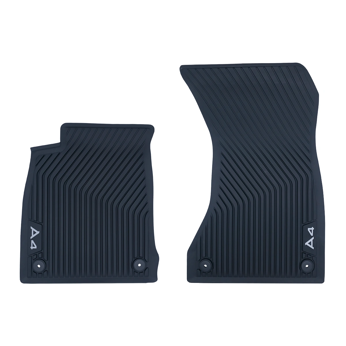 Audi A4 / RS4 Allwetter-Gummimatten 2er-Set vorne, schwarz, 8W1061501041