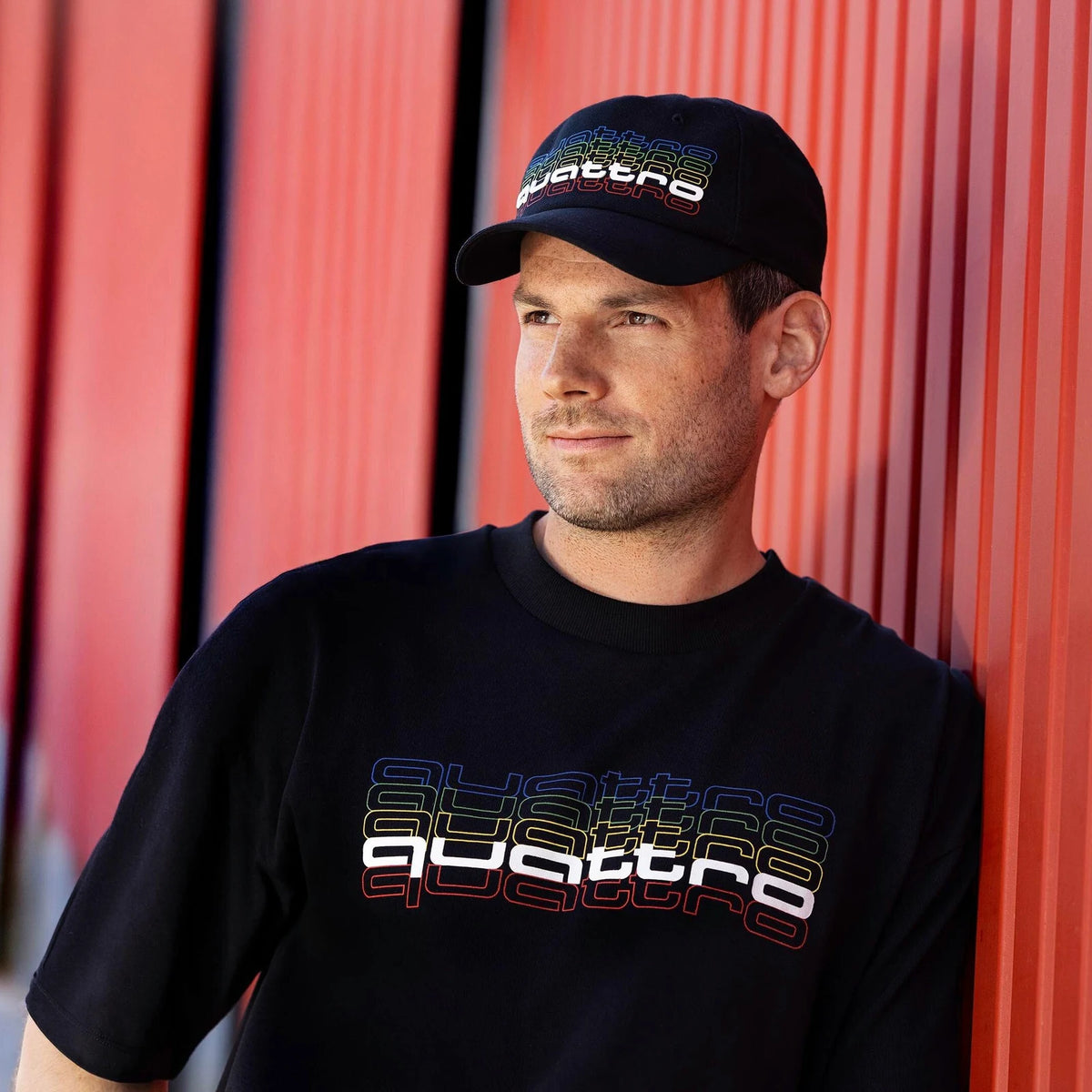 quattro pulse Cap, schwarz, Baumwolle – Anwendungsbild 2