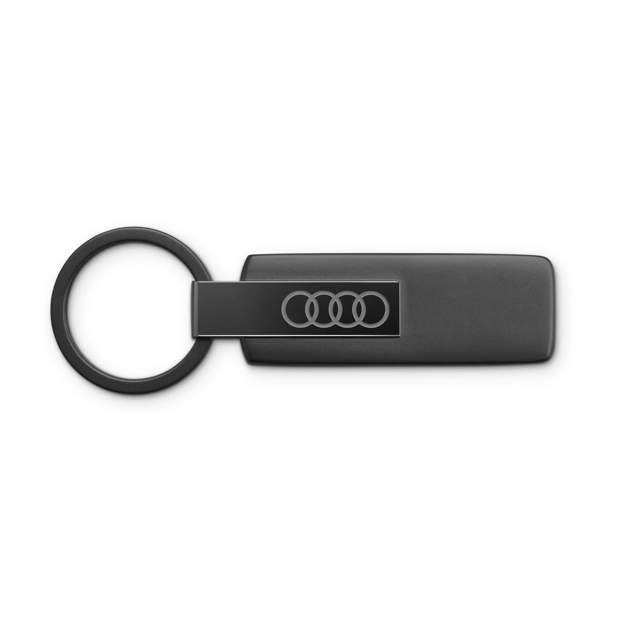 Audi Schlüsselanhänger Edelstahl, schwarz – Ansicht 1