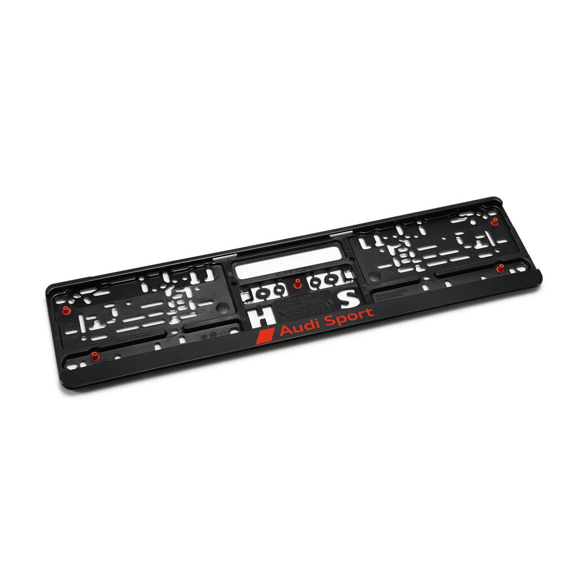 Audi Sport Kennzeichenhalter, schwarz – Ansicht 1