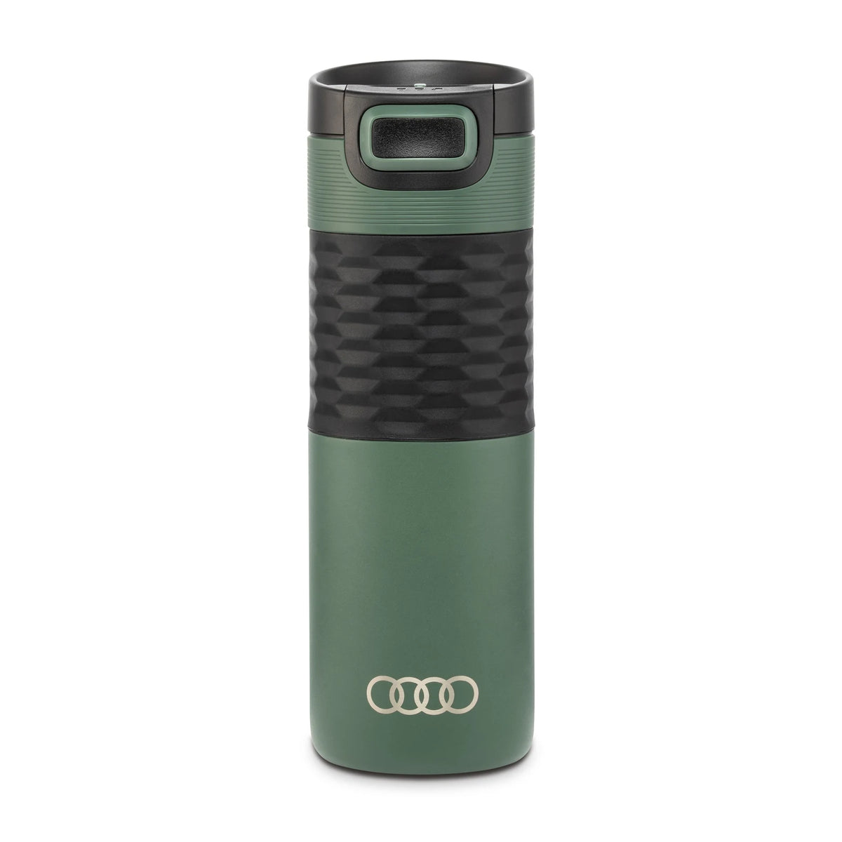 Audi Isolierbecher, Edelstahl, grün, 500 ml – Ansicht 1