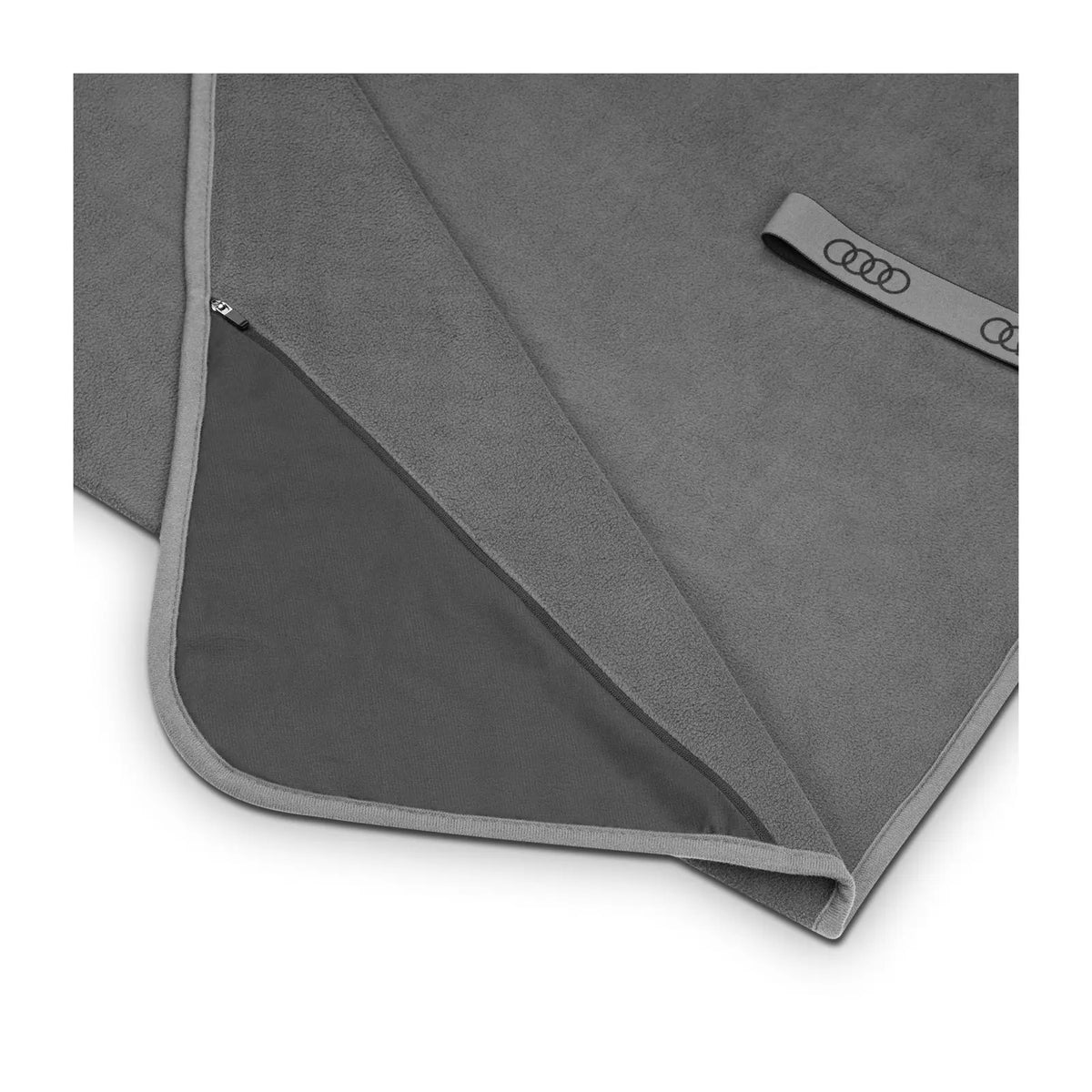 Audi Fleecedecke, grau, 180 x 130 cm – Ansicht 3