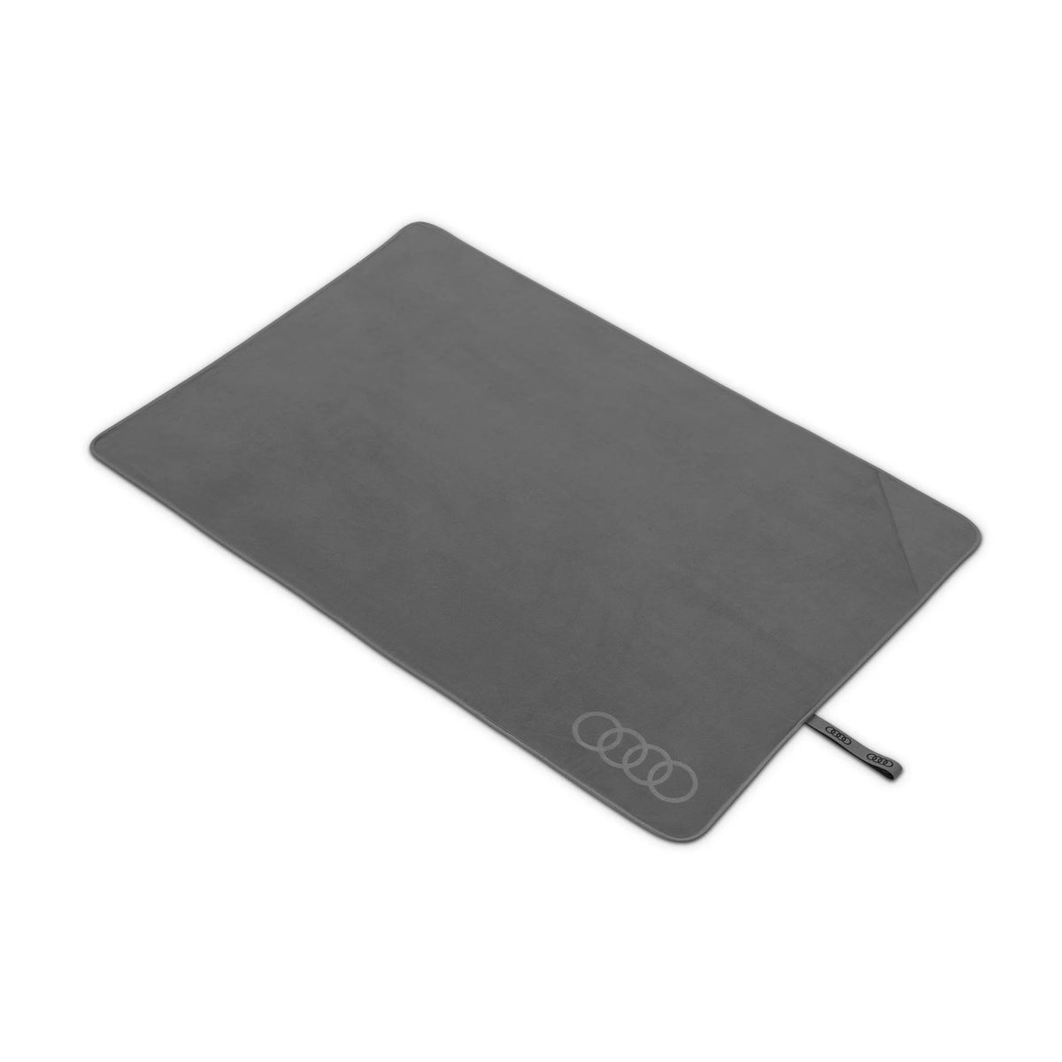 Audi Fleecedecke, grau, 180 x 130 cm – Ansicht 4