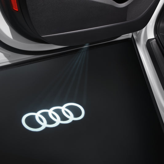 Audi LED Einstiegsleuchten, Audi Logo Projektor, mit schmalem Stecker 4G0052133G