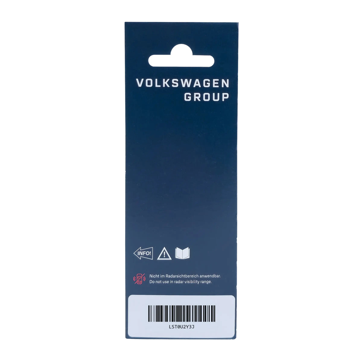 Rückseite der Verpackung des Lackstift-Sets Brillantrot mit Sicherheitshinweisen und Barcode, LST0U2Y3J