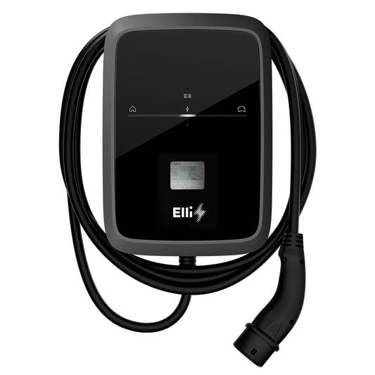 Elli Charger Pro 2, 22 kW, Eichrecht, Wallbox mit Kabel 7,5m (Typ2), App, WLAN, LTE, MID-Stromzähler, PV-Laden, Phasenumschaltung
