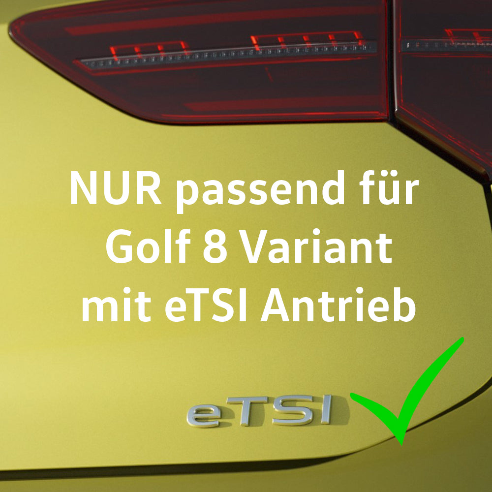 VW Golf 8 VIII Variant eTSI Gummimatten, 4 Stück, vorne & hinten, 5H9061500A82V