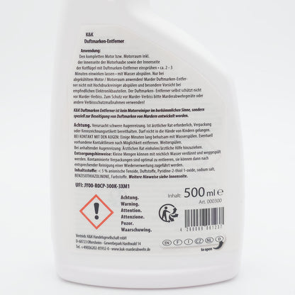 K&K Marderabwehr Marder Duftmarken-Entferner, 500ml