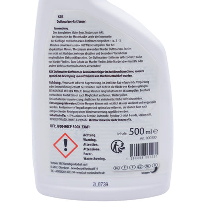 K&K Marderabwehr Marder scent mark remover, spray bottle 500ml