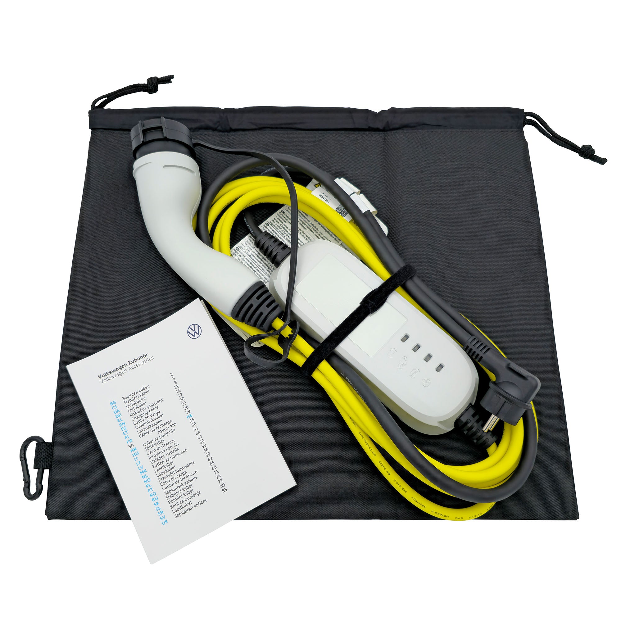 Cavo di ricarica per auto elettriche Volkswagen tipo 2 per la presa di corrente, 230V, spina UE, caricatore AC, 000054412