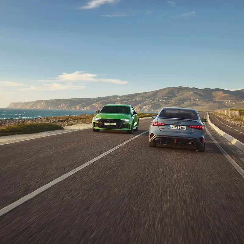 Audis auf der Straße 