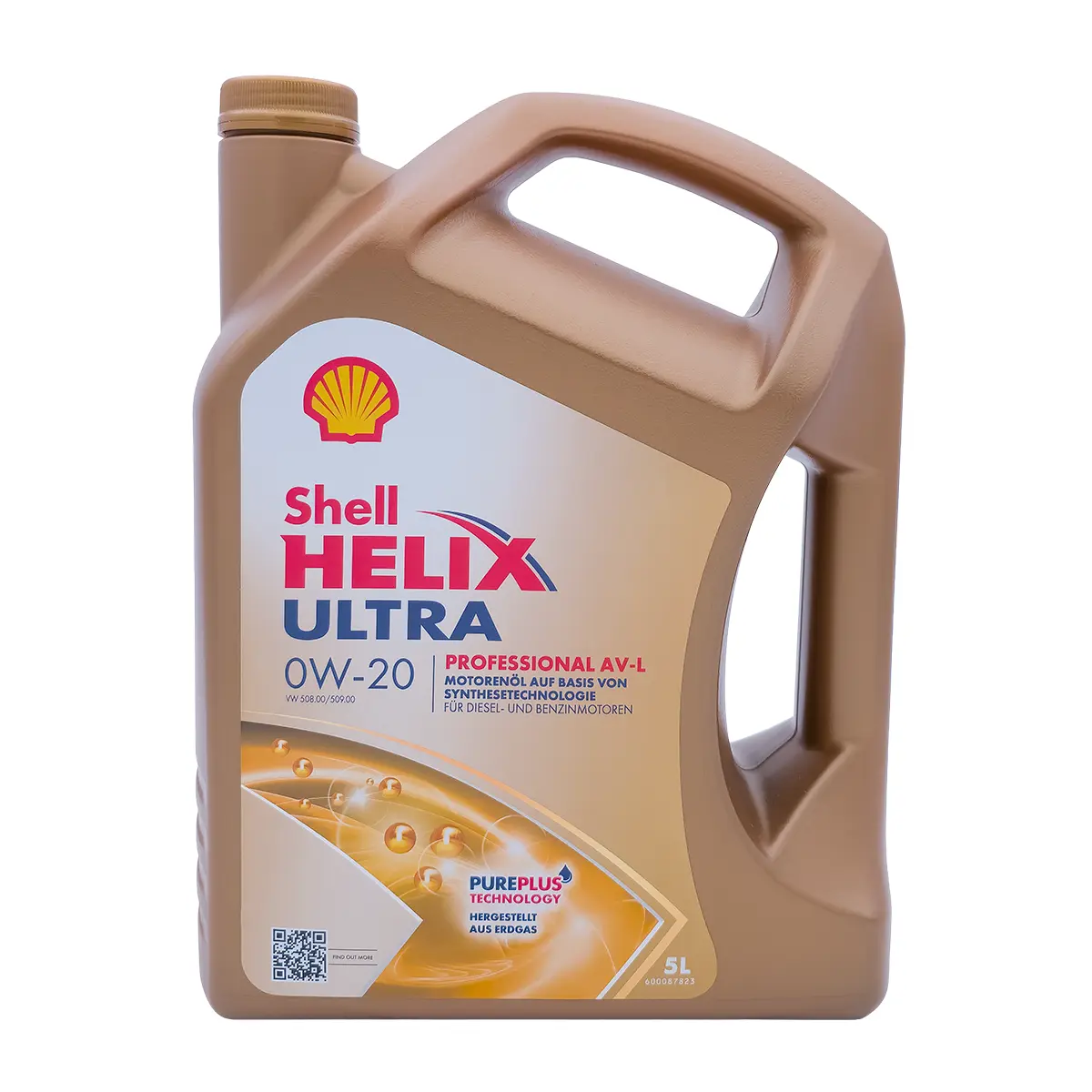 Shell Helix Ultra 0W20 Professional AV-L 5L Motoröl VW 508.00/509.00