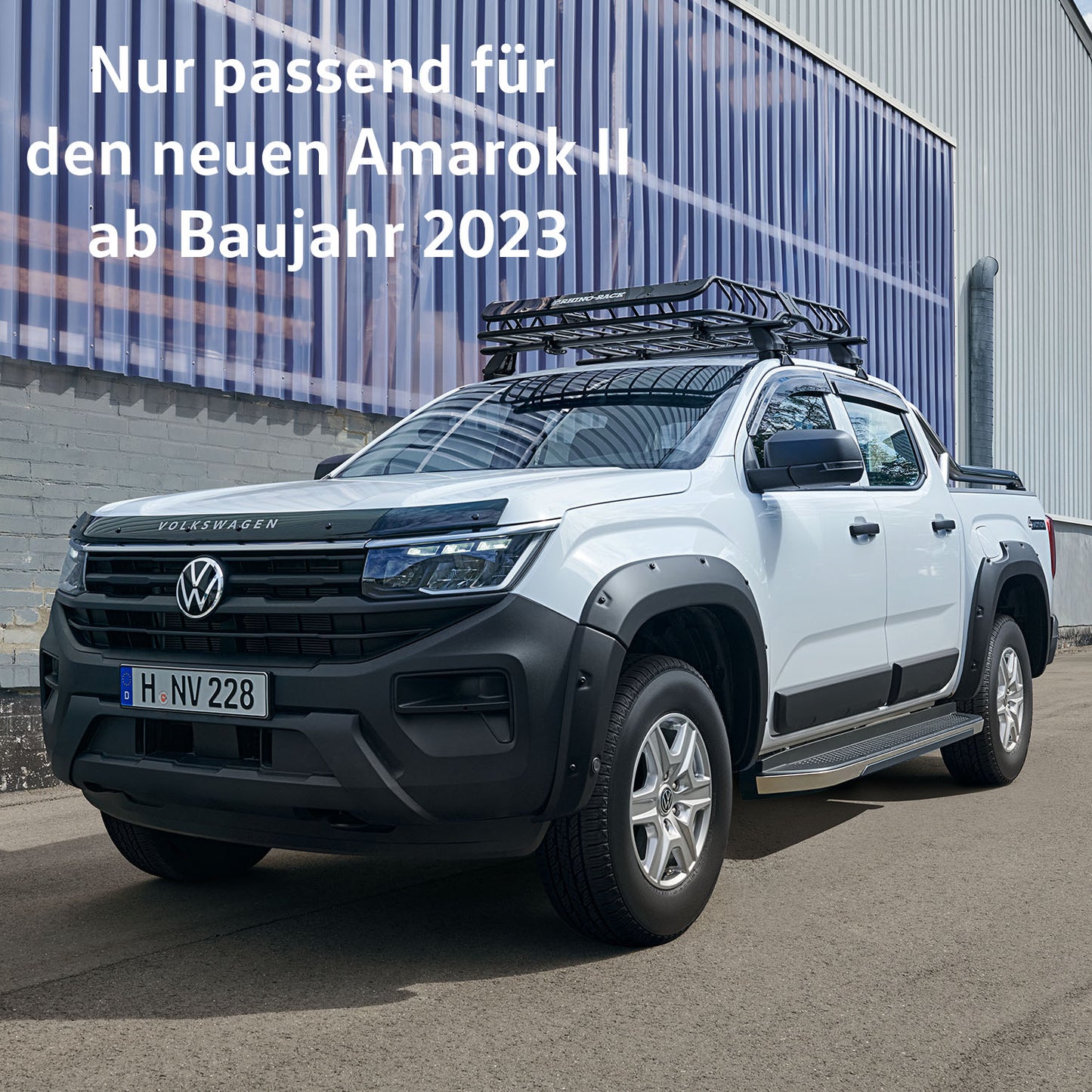 VW Amarok II (T1) Gummimatten, 4 Stück, vorne & hinten, 2HJ06150082V