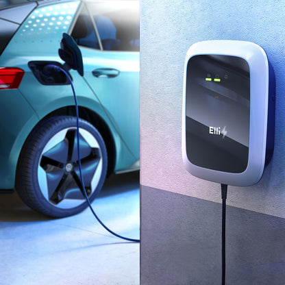 Elli Charger Pro 11 kW Wallbox mit Kabel 7,5m (Typ2), App, WLAN, LTE, EEBus, OCPP 2.0J & MID Stromzähler