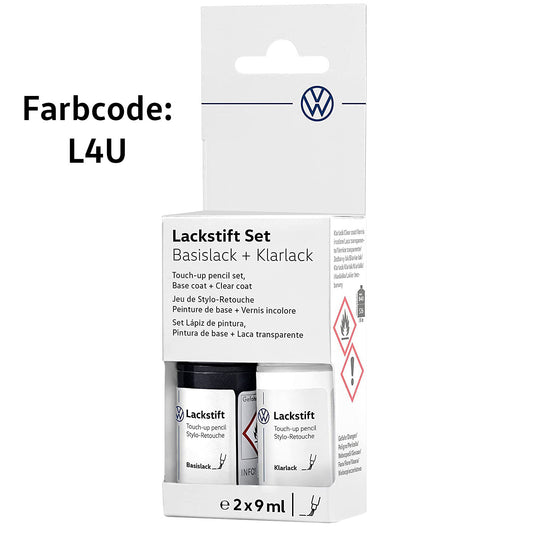 VW Lackstift Farbcode L4U Lackstift-Set - Black Berry Metallic - LST0M2L4U