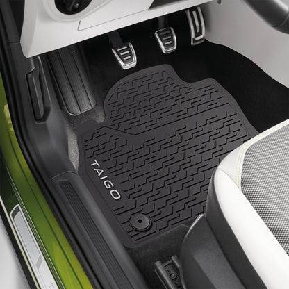 VW Taigo rubber mats, 4 pieces, front and rear, 2G7061500 82V