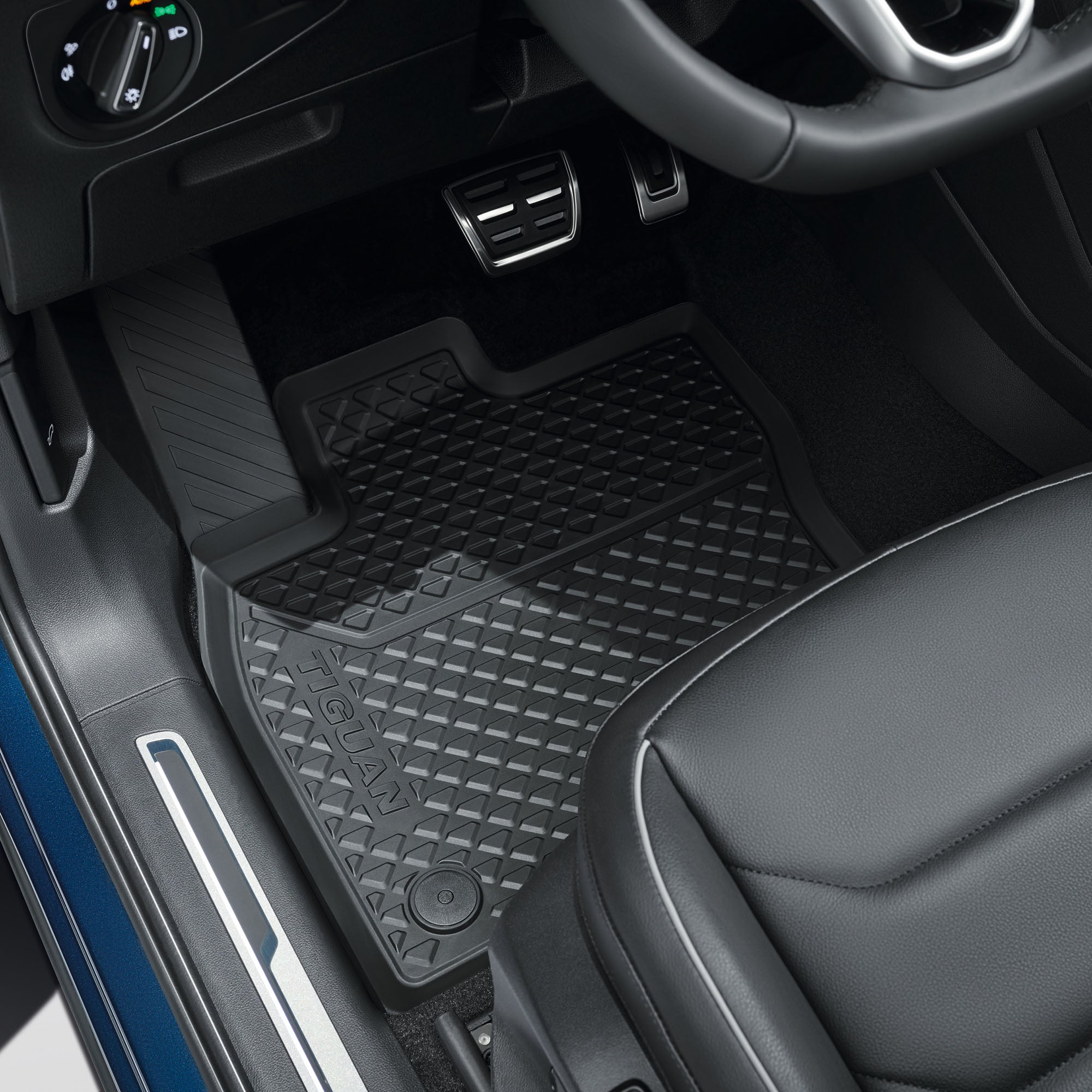 VW Tiguan II MQB Gummimatten, 4 Stück, vorne und hinten, 5NB06150082V