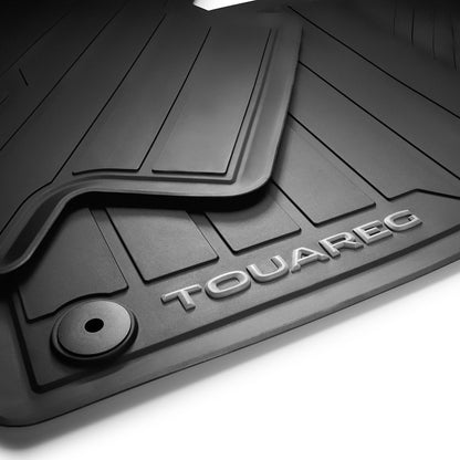 VW Touareg III (CR), rubber mats, 4 pieces, front &amp; rear, 761061500 82V