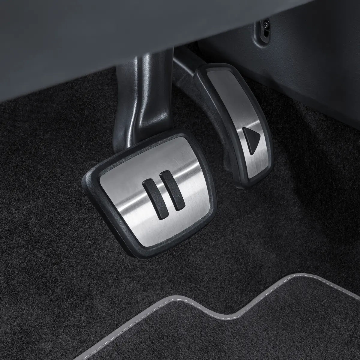 VW Pedalkappen Edelstahl ID.3/ID.4/ID.5/ID.7/ID.Polo Play & Pause Design, 11A064205