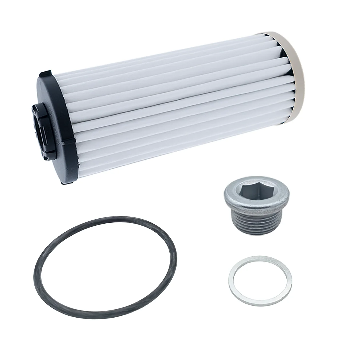 VW DSG Ölwechsel Set, 6 Liter Doppelkupplungs-Getriebeöl G055529A2, mit 0GC325183D Filter, Dichtringen und Schraube