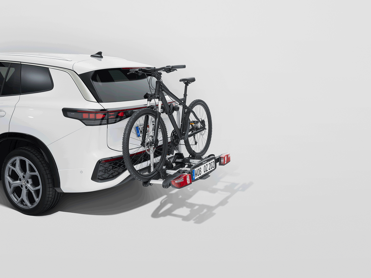 Volkswagen Fahrradträger Premium, für AHK, max. 2 Räder, AHV-Träger, faltbar & abklappbar, 000071105T