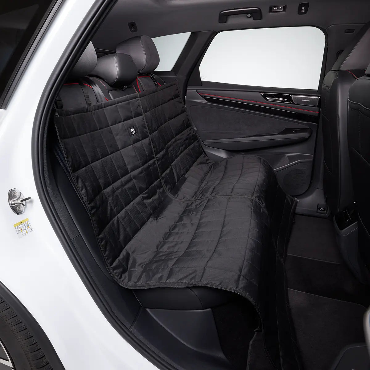 Volkswagen Original Fondschutzdecke, Rücksitz Schutzdecke für Hunde, schwarz, flexibel & wasserabweisend, 5H0061680