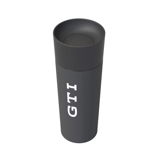 VW Thermobecher GTI Kollektion, Kaffee To Go Becher, 485ml, schwarz mit GTI Logo, 3A5069604A