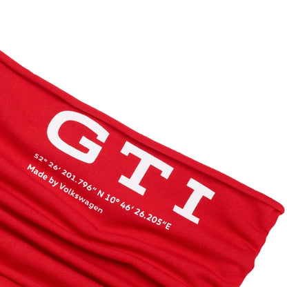 Volkswagen GTI Multifunktionstuch, Schal, Halstuch, Stirnband, rot, 5HV084303A645