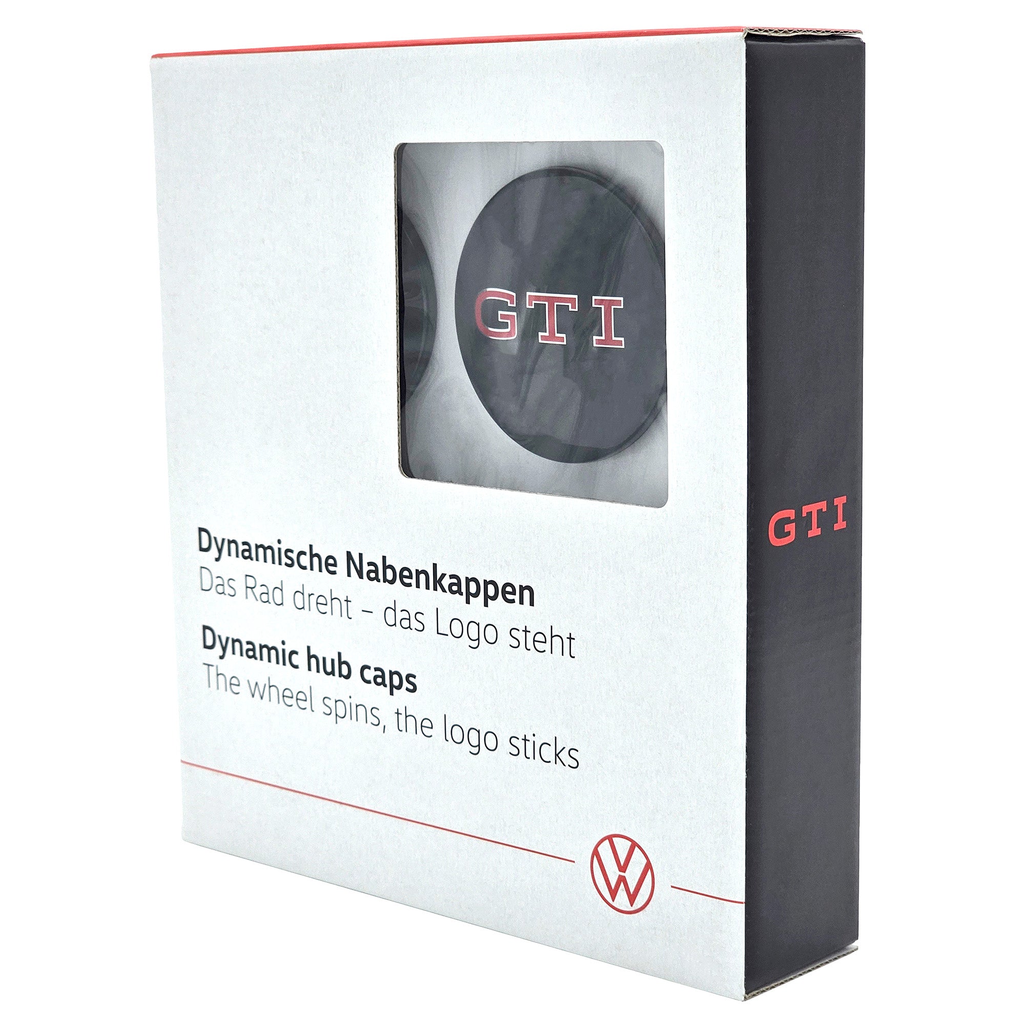 VW Dynamische GTI Nabenkappen, 4 Stück, Felgendeckel, Abdeckung, 000071213E