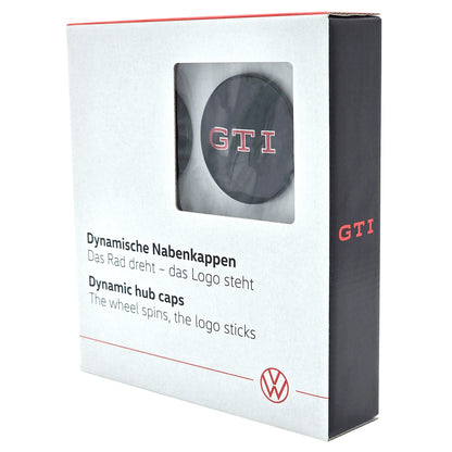 VW Dynamische GTI Nabenkappen, 4 Stück, Felgendeckel, Abdeckung, 000071213E