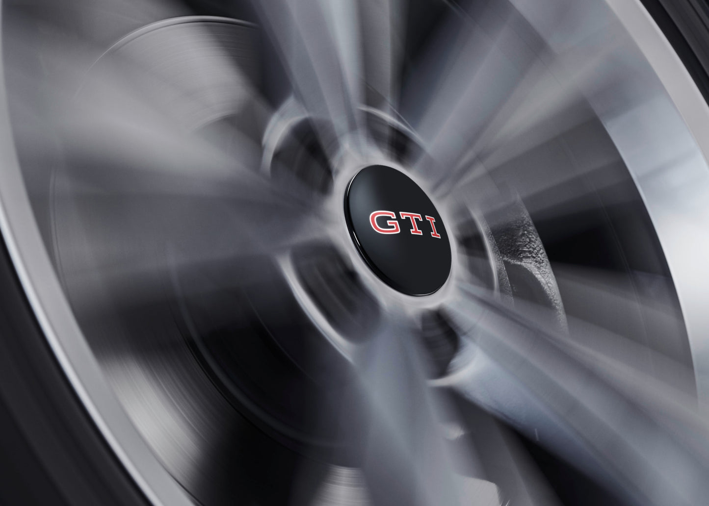 VW Dynamische GTI Nabenkappen, 4 Stück, Felgendeckel, Abdeckung, 000071213E