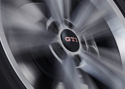 VW Dynamische GTI Nabenkappen, 4 Stück, Felgendeckel, Abdeckung, 000071213E