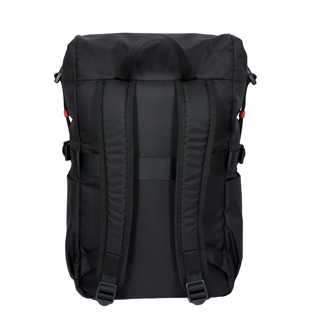 VW GTI Rucksack – Rückseite mit gepolsterten Tragegurten und Luggage-Band